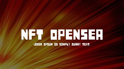 Nft Opensea Font Download Free For Desktop And Webfont