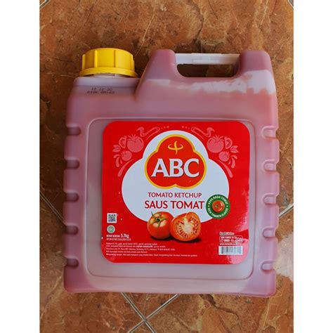 Jual ABC Saus Sambal Tomat Jerigen 5 5 5 7 Kg Shopee Indonesia