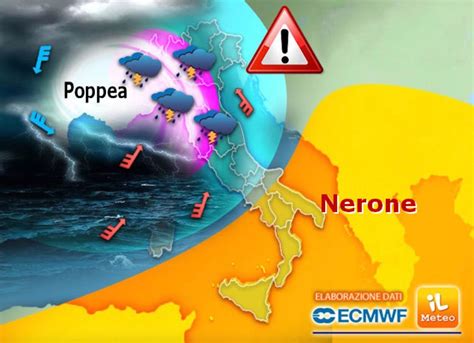 Ultimi Giorni Di Caldo In Arrivo Dal Nord Europa Il Ciclone Poppea