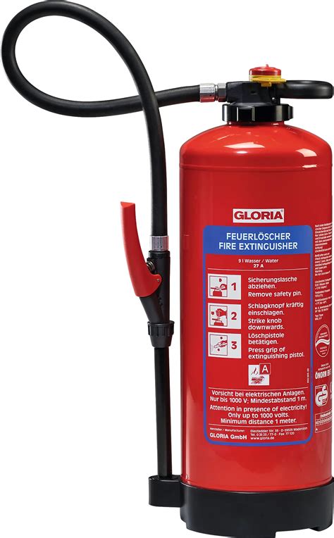 Feuerlöscher Gloria WKL 6 PRO 9 PRO DIN EN 3 ideal für Li Ionen