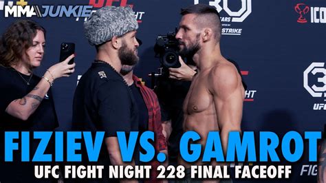 Rafael Fiziev Vs Mateusz Gamrot Faceoff Ufc Fight Night