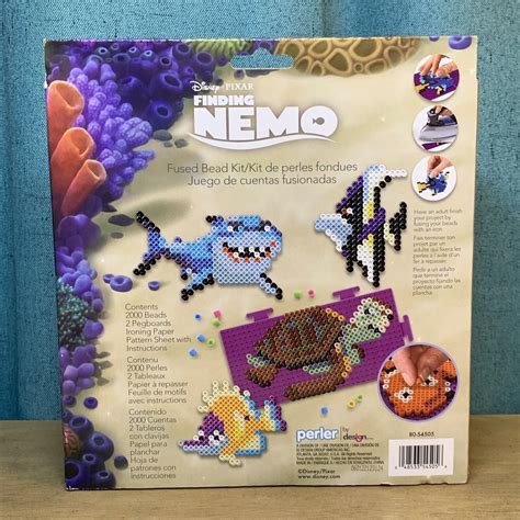 Disney Pixar Toy Story And Finding Nemo Set Fused Bead Kits Perler 2000