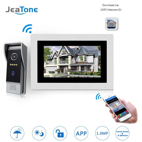 7 Inch Wifi Ip Video Door Phone Intercom Wireless Door Bell Door