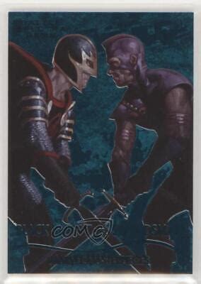 2020 Upper Deck Marvel Masterpieces Battle Spectra Gems 57 99 Swordsman