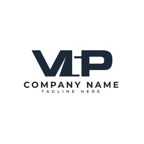 Vector de concepto de diseño del logotipo de la marca de la letra VIP