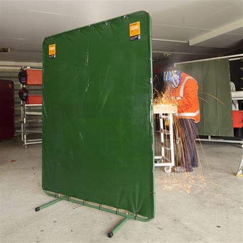 Arcsafe Welding Screen Curtain Green 1800 X 1300