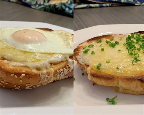 Authentic Croque Monsieur Croque Madame French Baked Ham Cheese