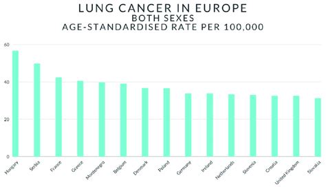 The Graph Shows A Ranking Of Both Sexes Age Standardised Rate Per