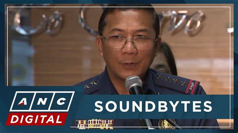 PNP On ICC Drug War Probe Justice System Working In PH ANC YouTube