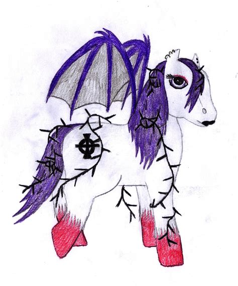 My Little Gothic Pony By Godivagoddess33 On Deviantart