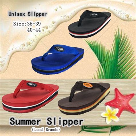 Unisex Flip Flops Slippers Fashion Casual High Heeled Flip Flops Summer Beach Slip 519 Shopee