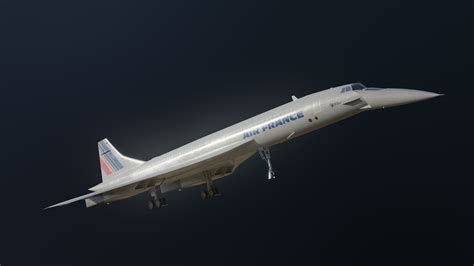 3D Concorde Aircraft Engine Model - TurboSquid 1587455