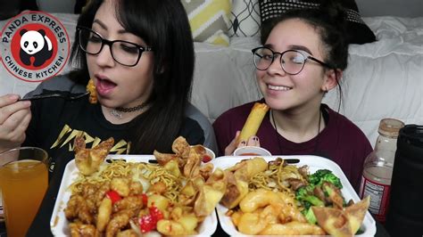 PANDA EXPRESS MUKBANG EATING SHOW YouTube