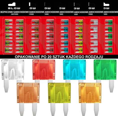 Blow X Zestaw Bezpiecznik W Samochodowych Mini A Opinie I Ceny