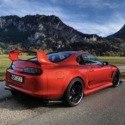 Candy red Toyota Supra mk4 by @dbperformancecars - [1170x1169] : r/carporn