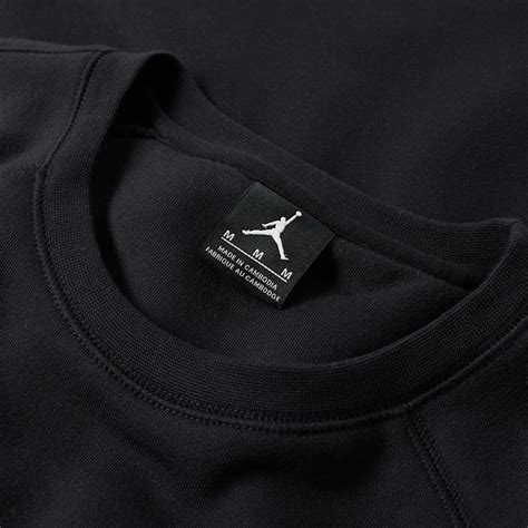 Nike Jordan Flight Fleece Crew Black White End Au