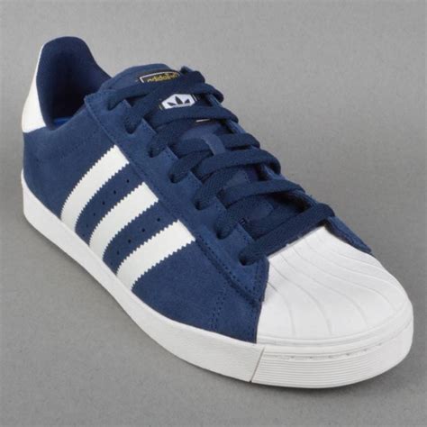 Adidas Skateboarding Superstar Vulc Adv Skate Shoes Collegiate Navycore Whitecollegiate Navy