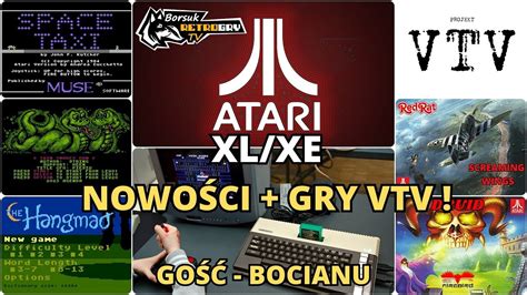 Borsuk Retro Gry Tv Atari Xl Xe Bocianu Nowo Ci Gry Vtv