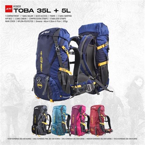 Tas Semi Carrier Arei Rei Toba 35 5L Include Rain Cover Lazada Indonesia