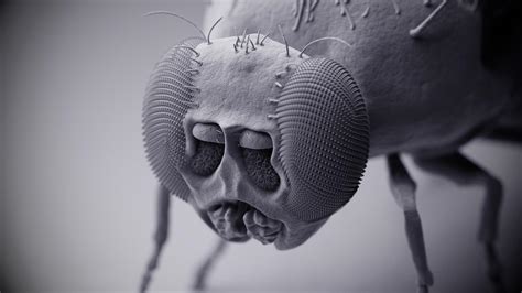 Butterfly Under Electron Microscope