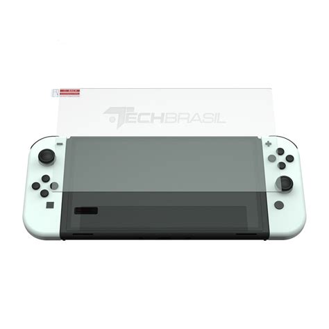 Película De Vidro Protetora Glass Para Nintendo Switch OLED TechBrasil