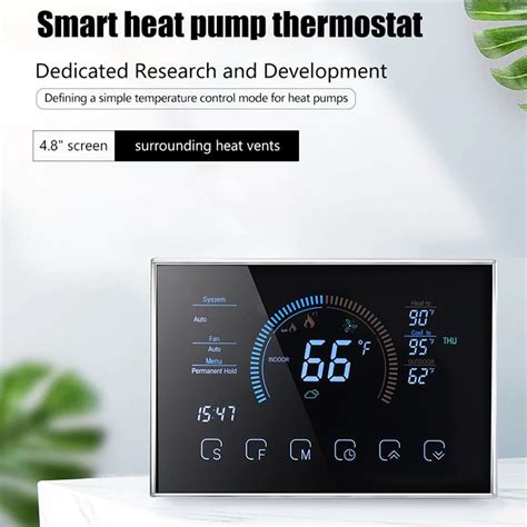 Termostato inteligente WiFi con bomba de calor para habitación