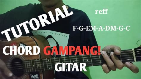 Chord Gampang Gitar Melukis Senja Budi Doremi Tutorial Gitar Youtube