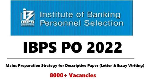 IBPS PO 2022 Mains Important Tips Check How To Prepare For Descriptive