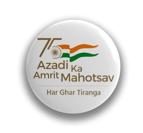 Buy Nivara S Th Azadi Ka Amrit Mahotsav Har Ghar Tiranga Badges