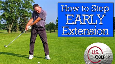 How To Fix Early Extension Golf Swing Youtube