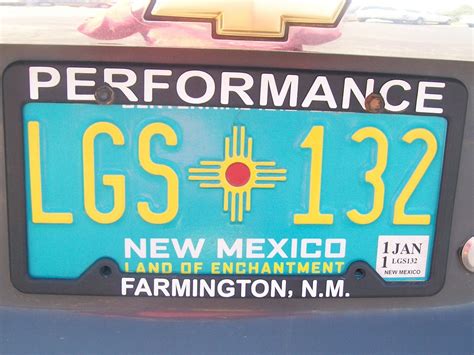 New Mexico Blue License Plate Jacobhamiltonsmith Flickr