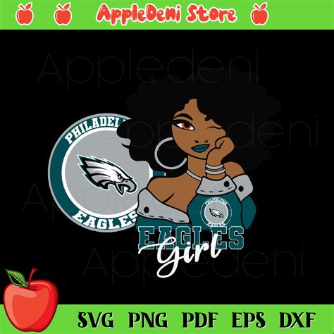Philadelphia Eagles Girl Svg Sport Svg Philadelphia Eagles Inspire