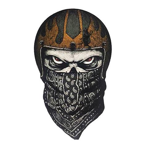 Autocollant Sticker Lethal Threat Mini Skull Bandana X Cm En