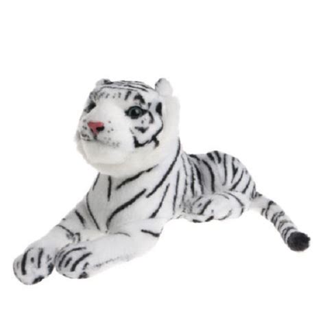 Pelucia Tigre Branco Incriveis 25cm Shopee Brasil