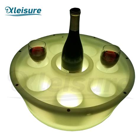 2020 Upgrade Floating LED Bar Spa Hot Tub Tray Drink Holder