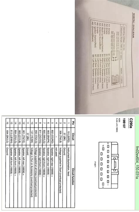 Ford Car Stereo Installation Wiring Diagram Auto Radio Connection