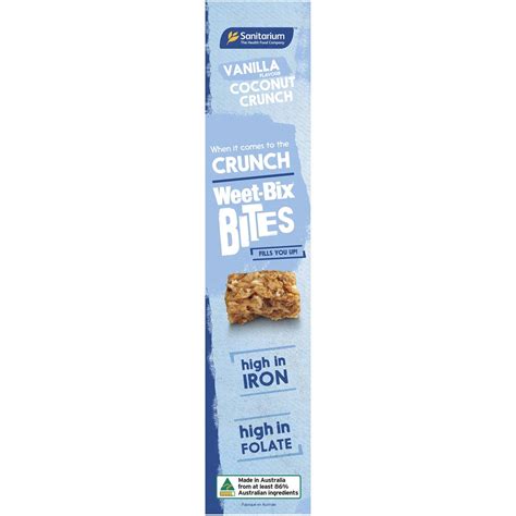 Weet Bix Bites Vanilla Flavour Coconut Crunch 500g Woolworths