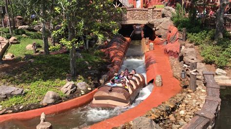 Splash Mountain Drop View From Bridge Walt Disney World Youtube