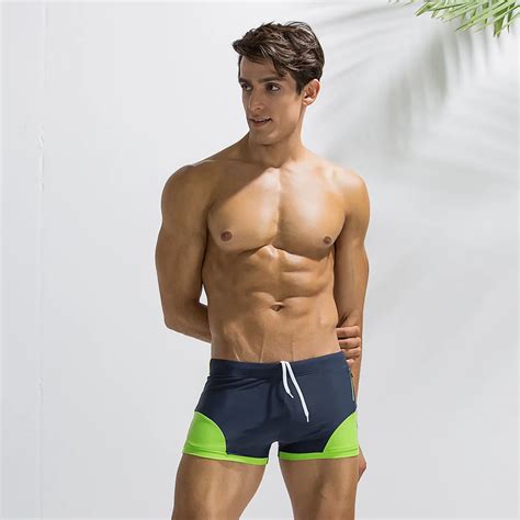 Summer Men Swimwear Swimming Trunks Sunga Swimsuit Mens Swim Briefs