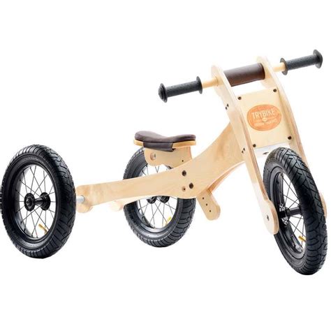 Trybike Wooden Trike 4 In 1 Wooden Bike