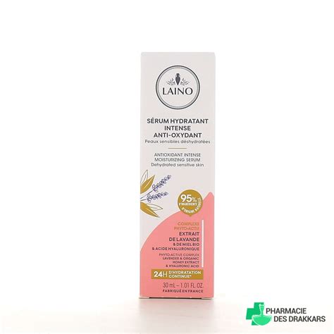 Laino Sérum Hydratant Intense Antioxydant Peau Déshydratée