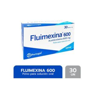 Fluimexina Mg Acetilcisteina Polvo Para Soluci N Oral Caja