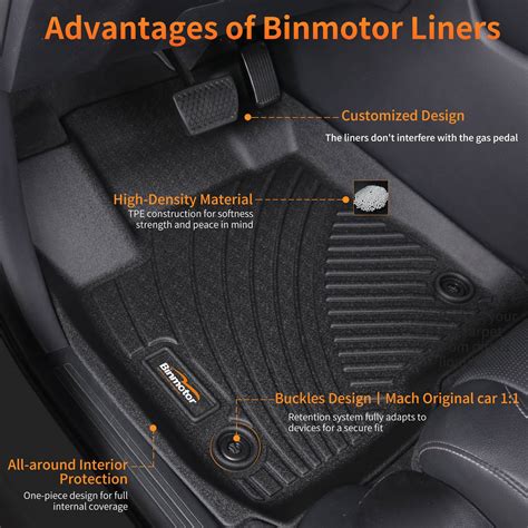 Binmotor Floor Mats And Cargo Liner Set Formazda Cx 50丨all Weather Car