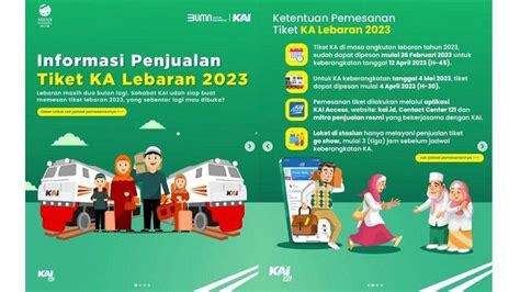 Kai Tiket Kereta Api Lebaran Bisa Dipesan Mulai Februari