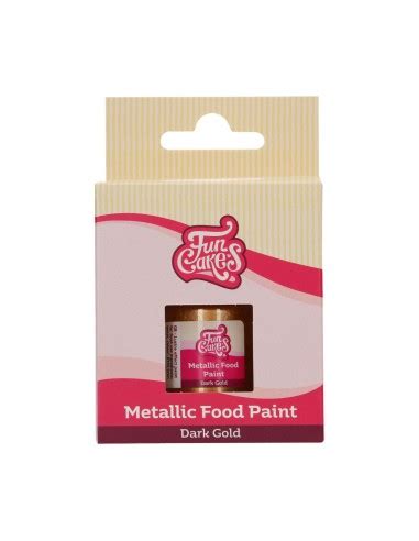 FunCakes Eetbare Metallic Verf Donker Goud 30ml