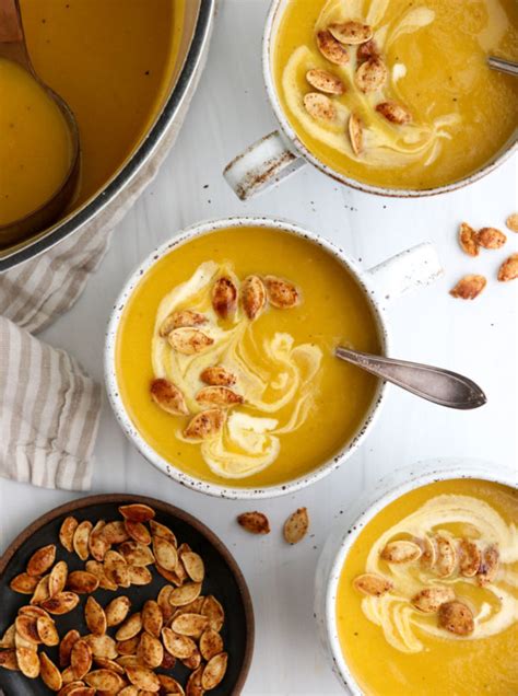 Creamy Roasted Pumpkin Soup - Detoxinista