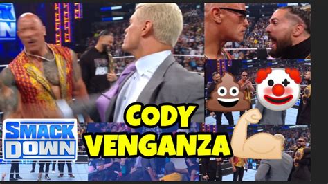 CODY Se VENGA De THE ROCK WWE Smackdown 8 Marzo 2024 Resumen