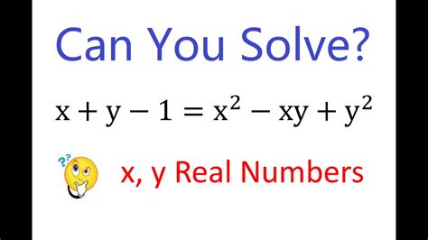 How To Solve Quadratic Equations With Two Variables Sum Of Squares