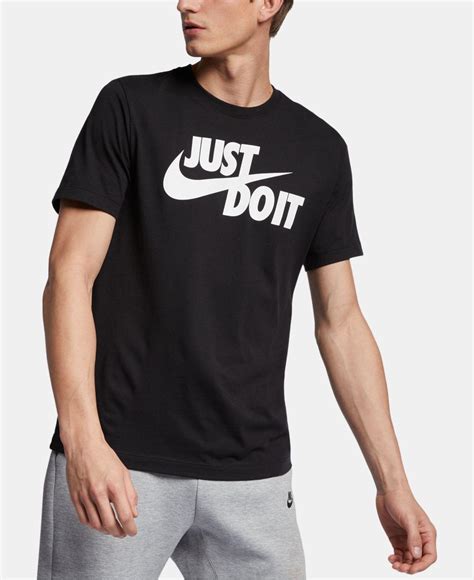 Nike Sportswear Just Do It T Shirt In Black For Men Save Lyst