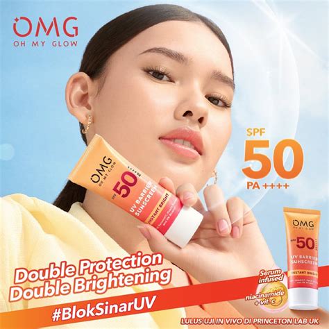 Jual OMG Instant Bright UV Barrier Sunscreen SPF 50 PA 25ml